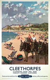 Kleethorpes, BR Poster (BR = British Rail), 1948 - 1965