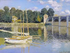 Der Brücke in Argenteuil, 1874 (Öl auf Leinwand)